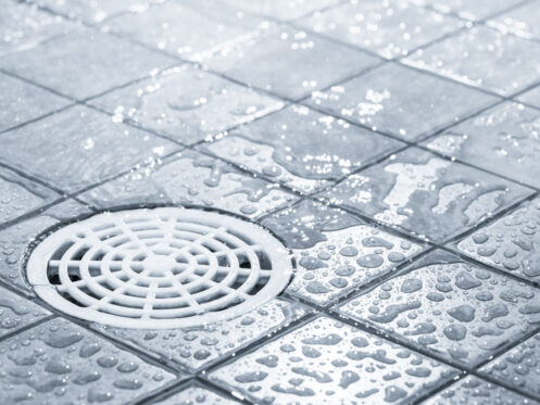 Clear running shower drain in Tucson, AZ