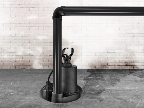 A sump pump in Tucson, AZ