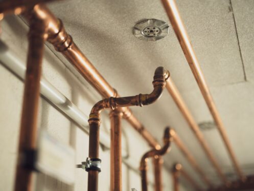 Copper pipes